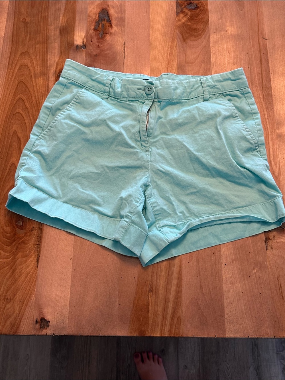 Nautica Light Aqua Cotton-Blend Bermuda Shorts